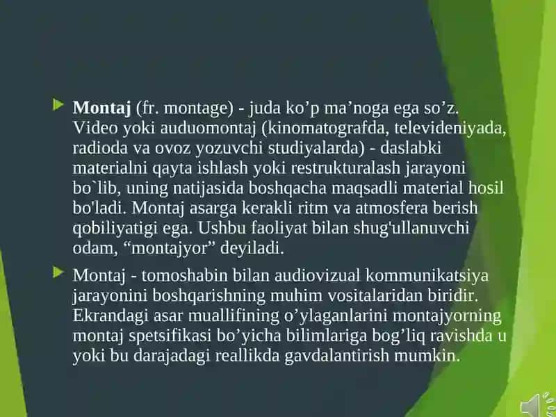 Android va IOS tizimida ovozli va video fayllar yaratish 4
