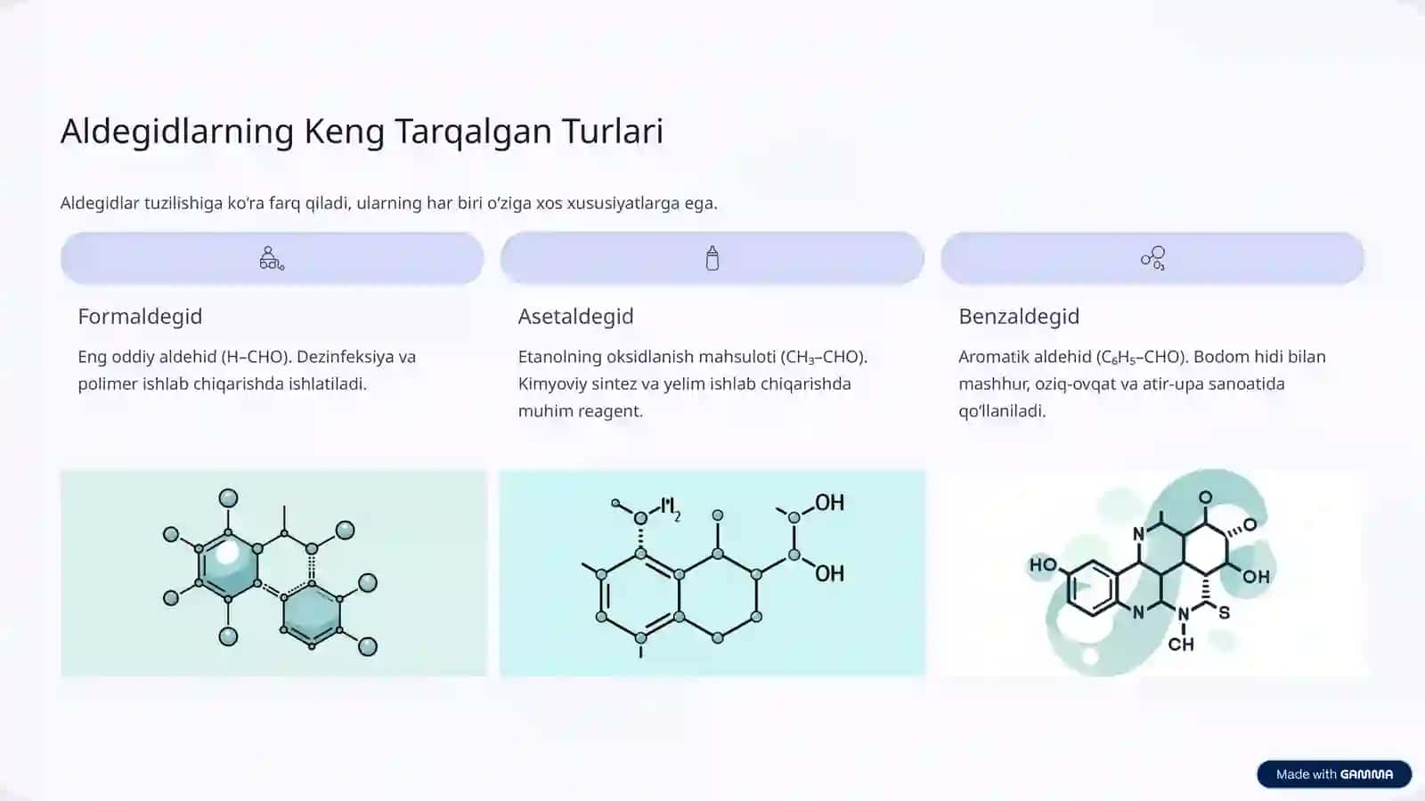 Aldegidlar: Kimyo dunyosining muhim bir qismi 4