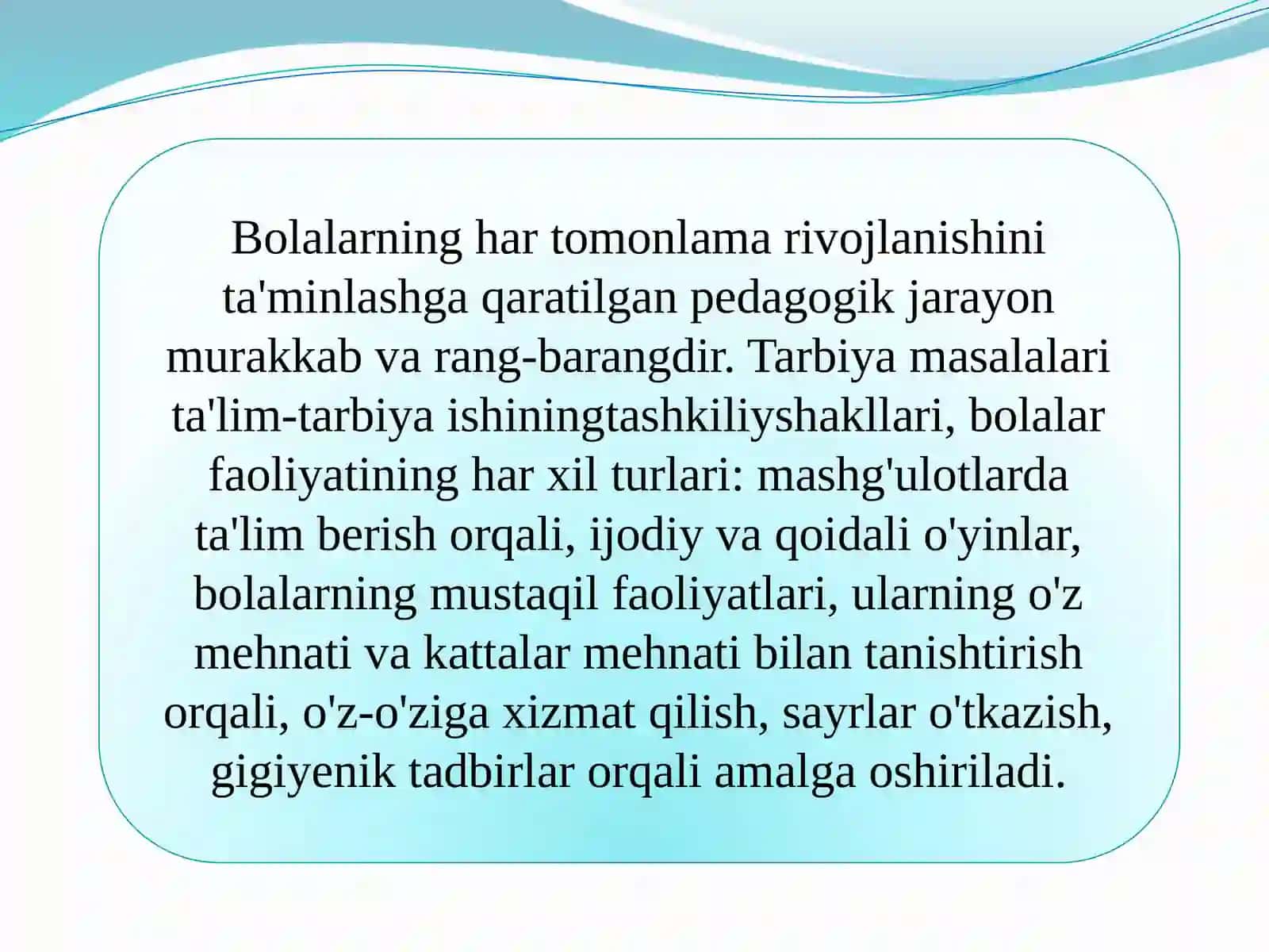 Maktabgachata’lim tashkilotlarida o‘quv faoliyatini tashkil etish 4