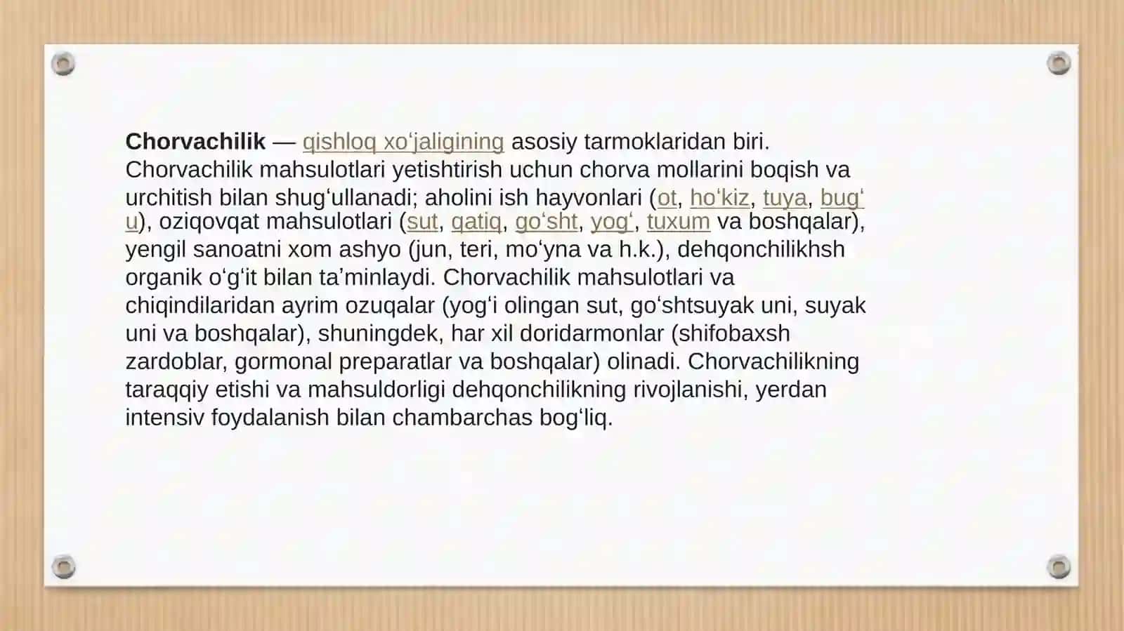 SURXON VOHASIDA CHORVACHILIKNING RIVOJLANISHI 4