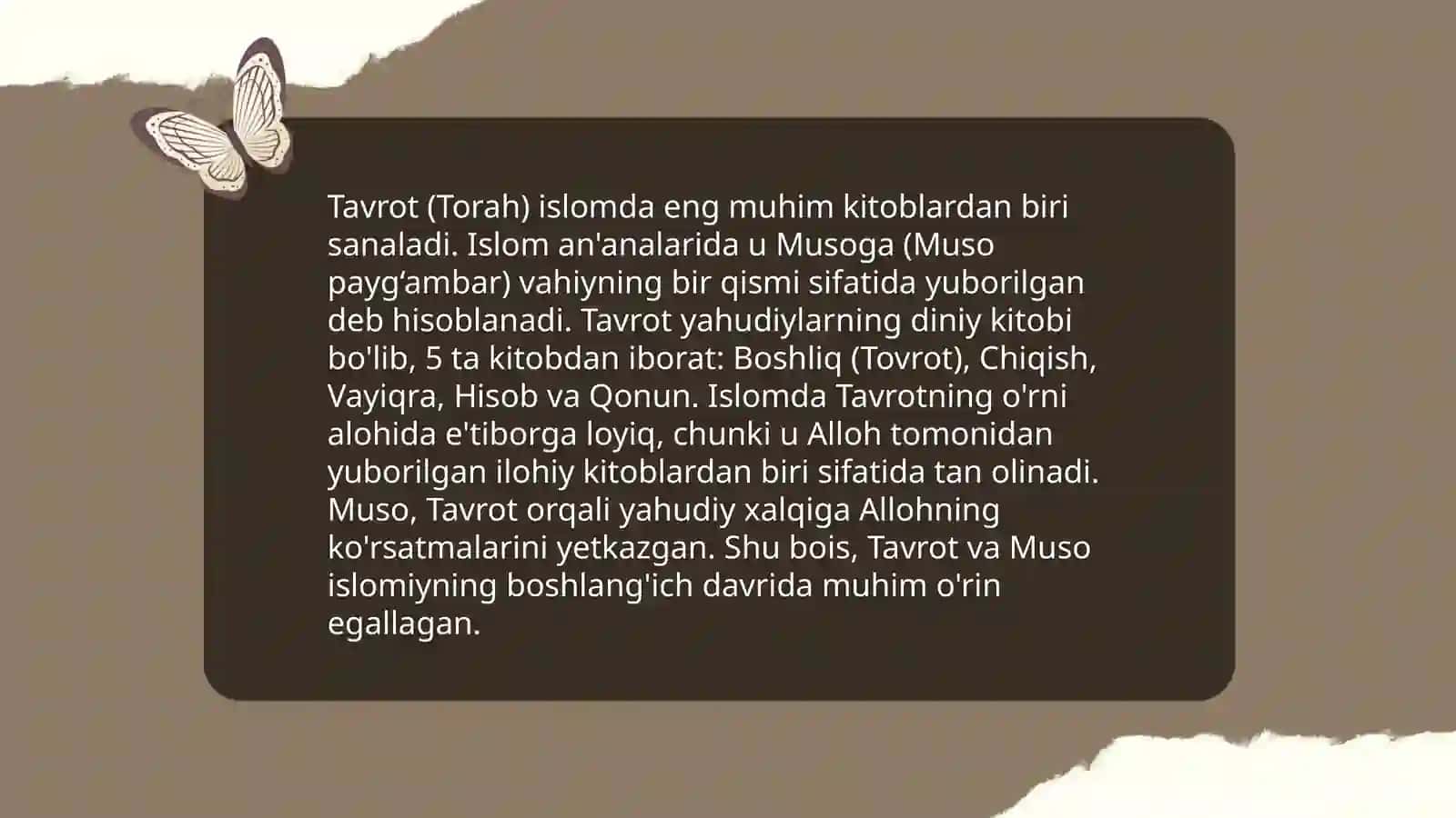 Yaxudiylik ta'limoti, anana va marosimlari 4