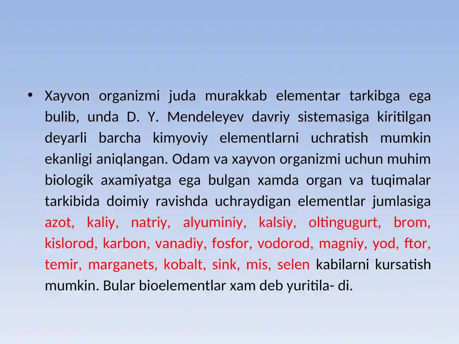 Hayvonlar biokimyosi fanining maqsadi, tarixi va uning rivojlanishi 4