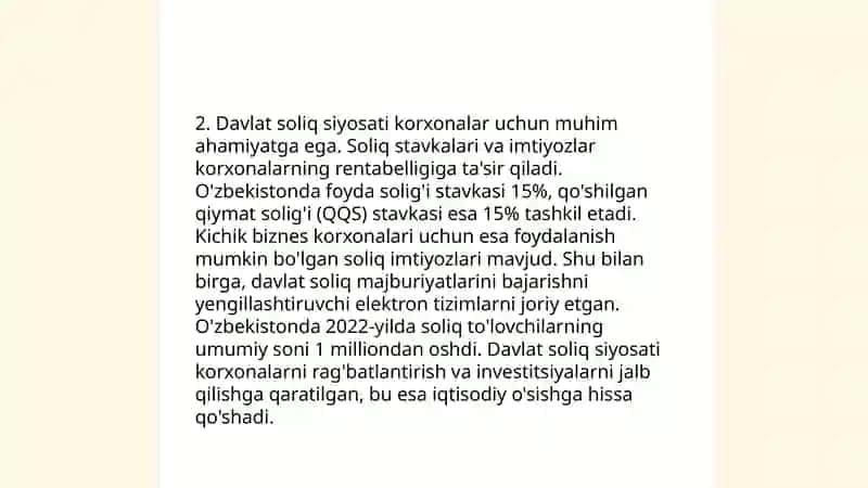 Korxonalar faoliyatini litsenziyalash 4