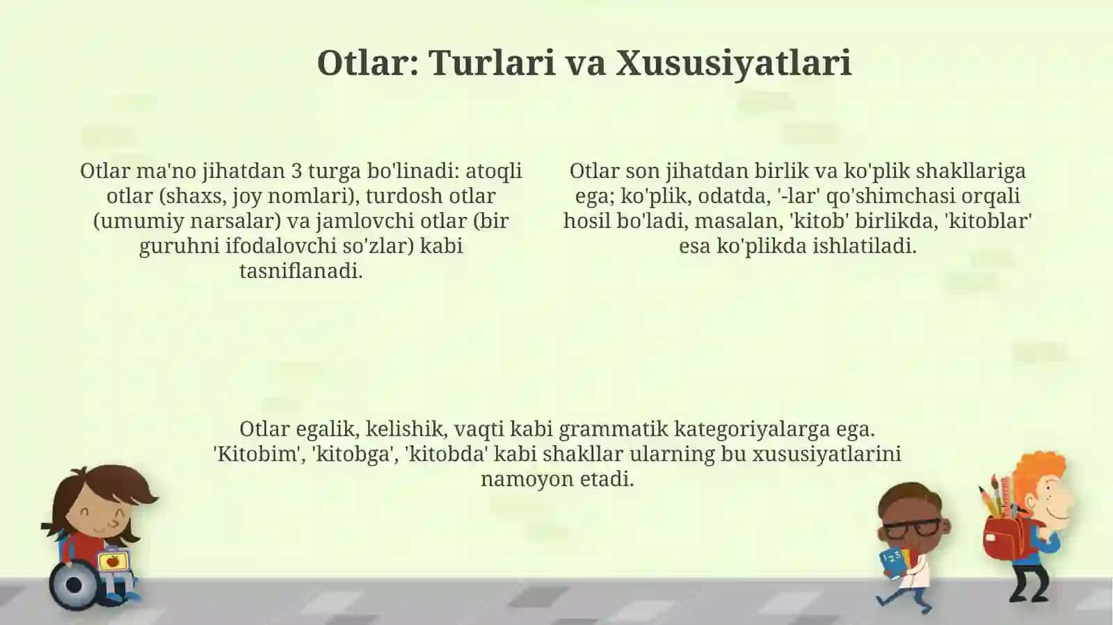 Ot va Olmosh So'z Turkumlari 4