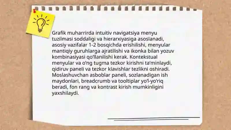 Grafik muharrir dasturlari uchun interfeys dizayni va vizual imkoniyatlar 4