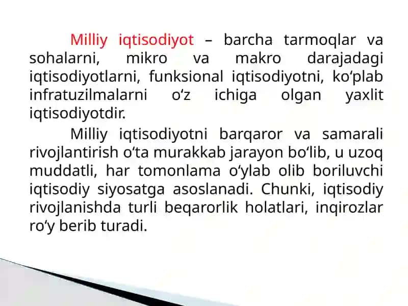 Makroiqtisodiyotga kirish. Makroiqtisodiy ko‘rsatkichlar. 4