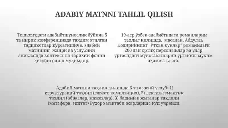 Adabiy til va uslubiyat 4