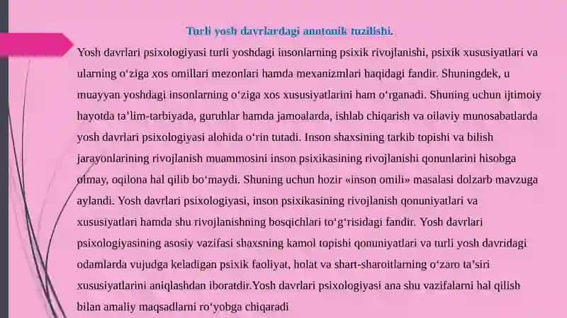E.Gʻ.Gʻoziyevning yosh davrlariga oid psixologik qarashlari 4