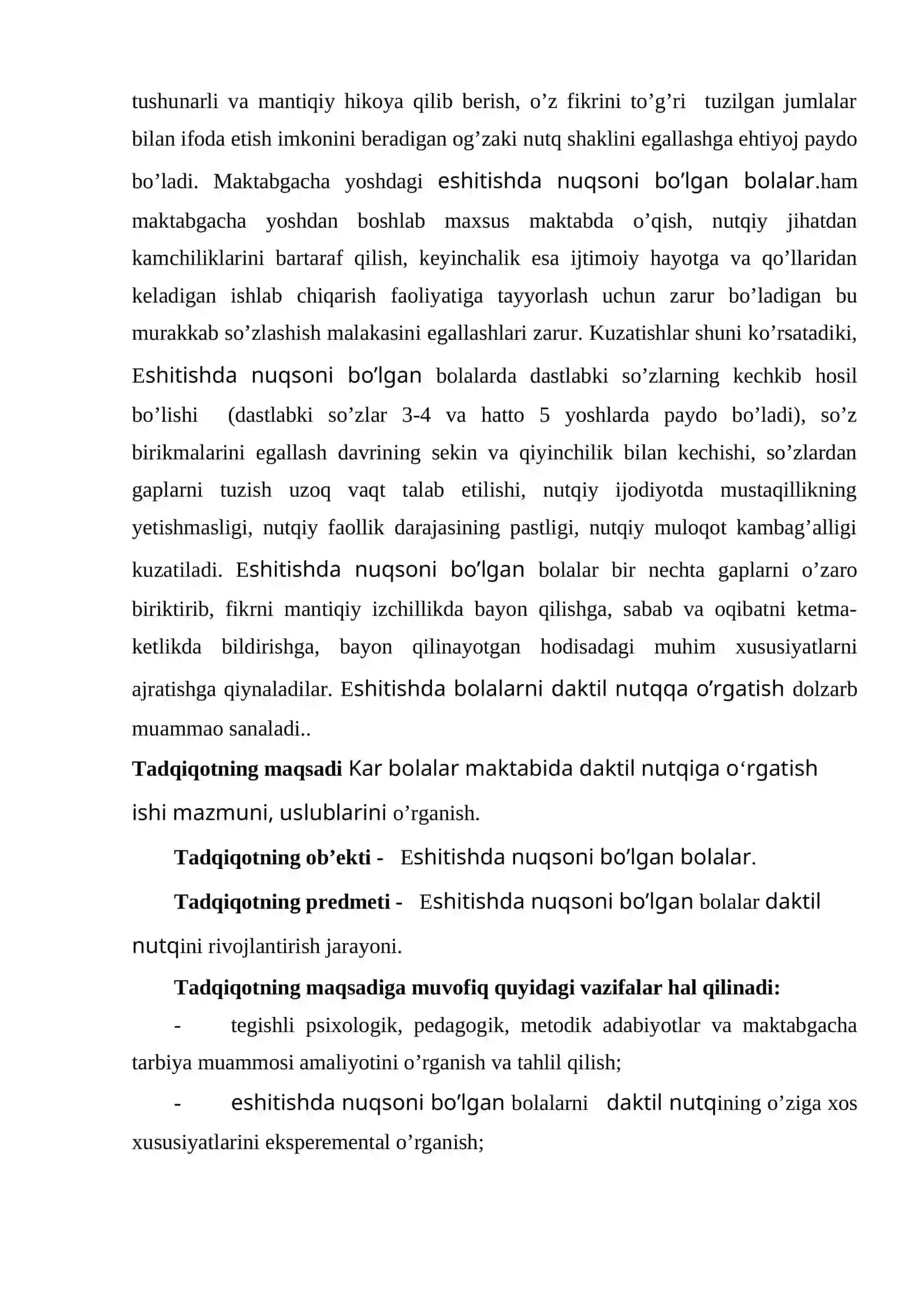 Кар болалар мактабида дактил нутқига ўргатиш иши мазмуни, услублари 4