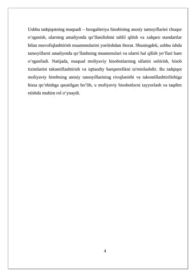 Buxgalteriya hisobining asosiy tamoyillari 4