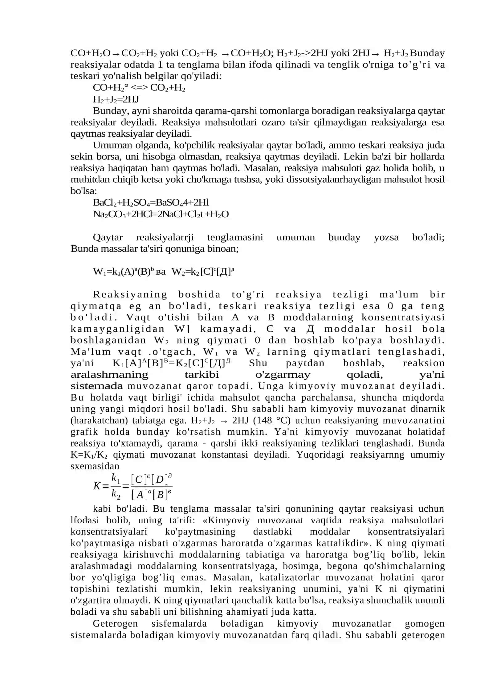 Kimyoviy kinеtika va kimyoviy muvozanat 4