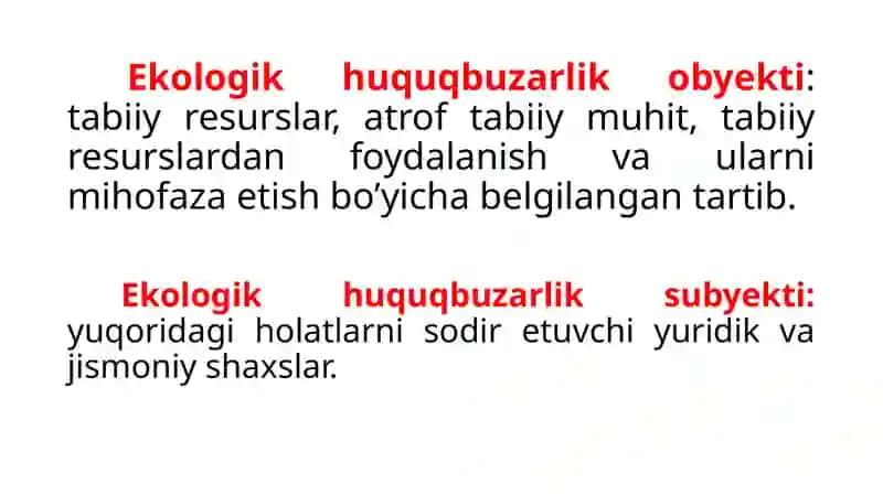 Ekologik huquq 4
