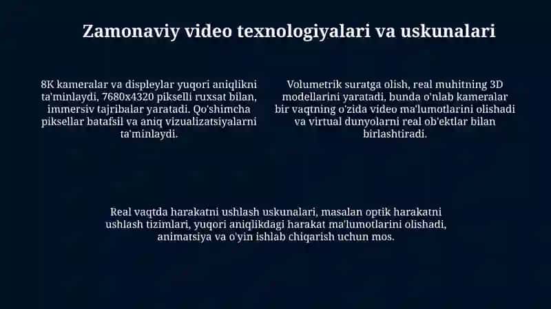 Video yaratish texnologiyasi 4