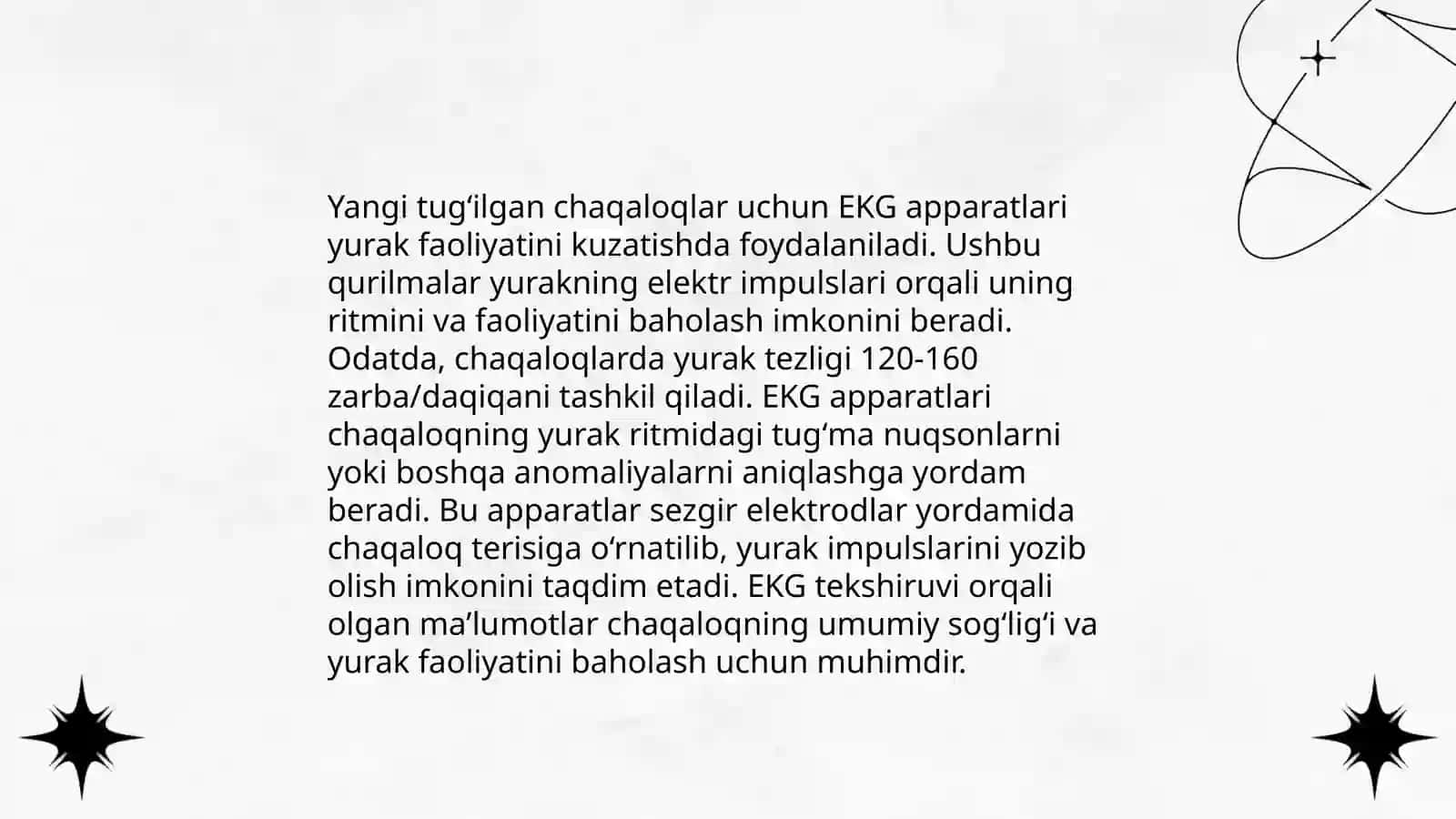 Yangi tugʻilgan chaqaloqlarda EKG ni oʻziga xos xususiyatlari 4