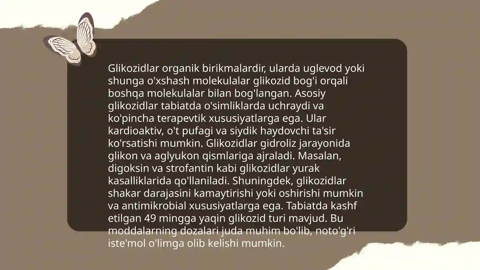 Alkaloid va glikozidlar. Nikotin va anabazinlarni xalq xojaligida insektitsit sifatida ishlatilinishi 4