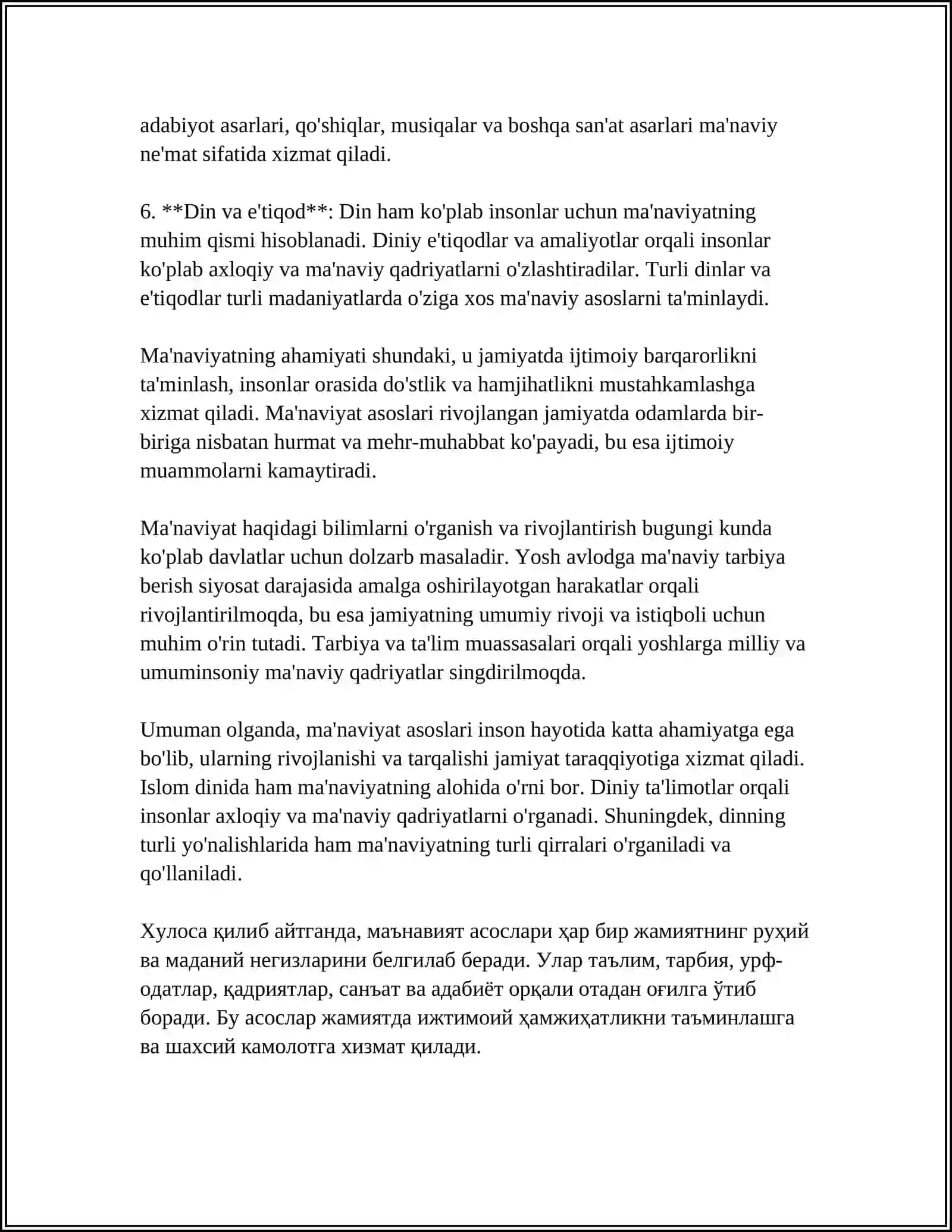 MANAVIYATTAN ERTAGA MAVZUNI OPKELASZMI PPT QILI 4