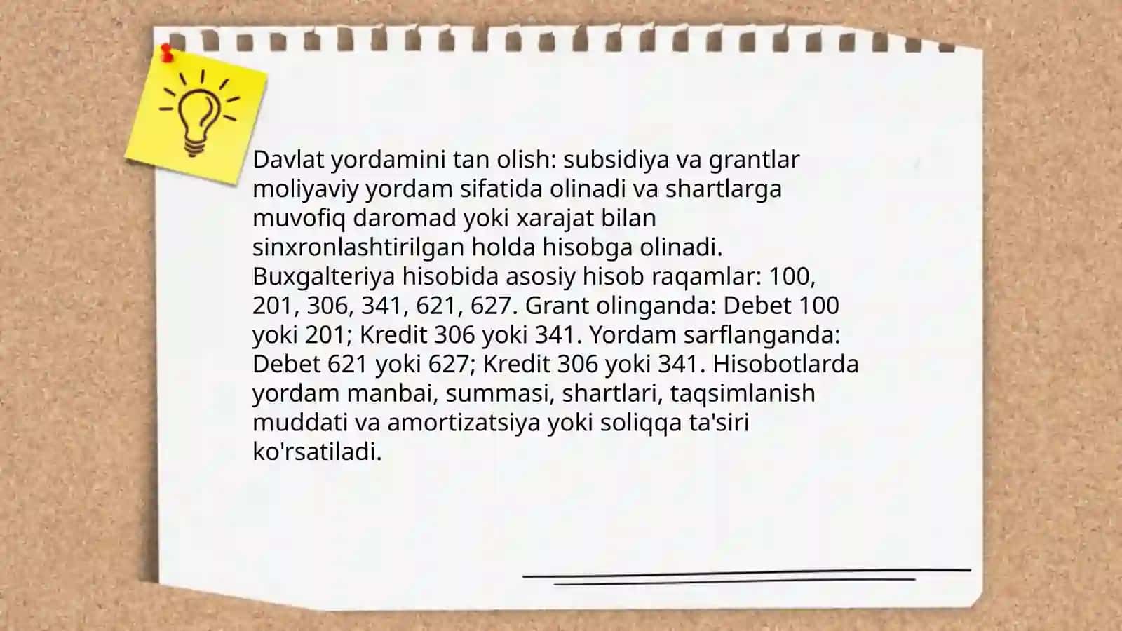 Davlat yordamini tasniflash va hisoblash mezonlari 4