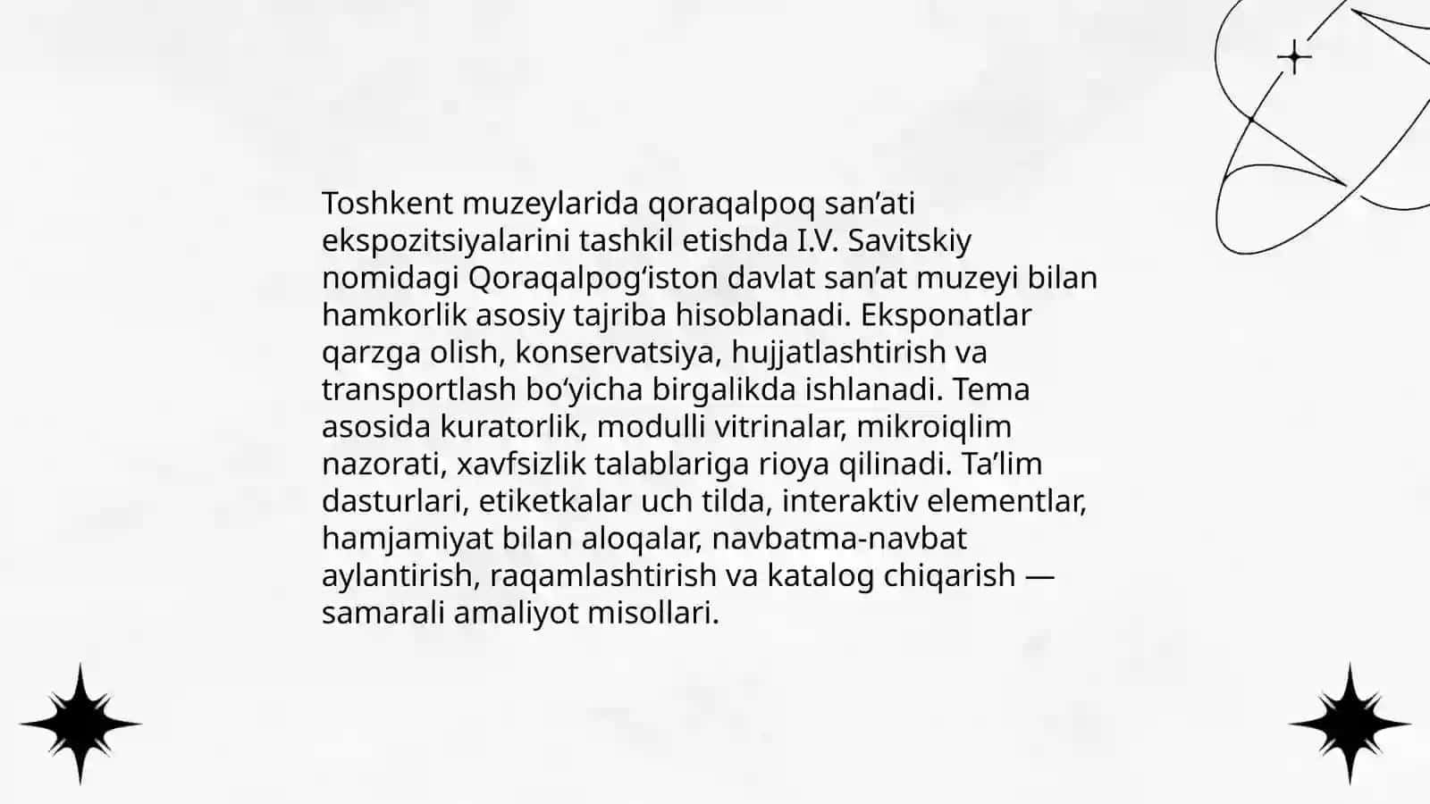 Toshkent shahri muzeylar faoliyati 4