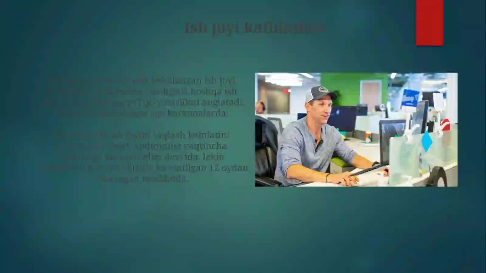 Ish bilan ta'minlash va joylashtirish kafolatlari 4
