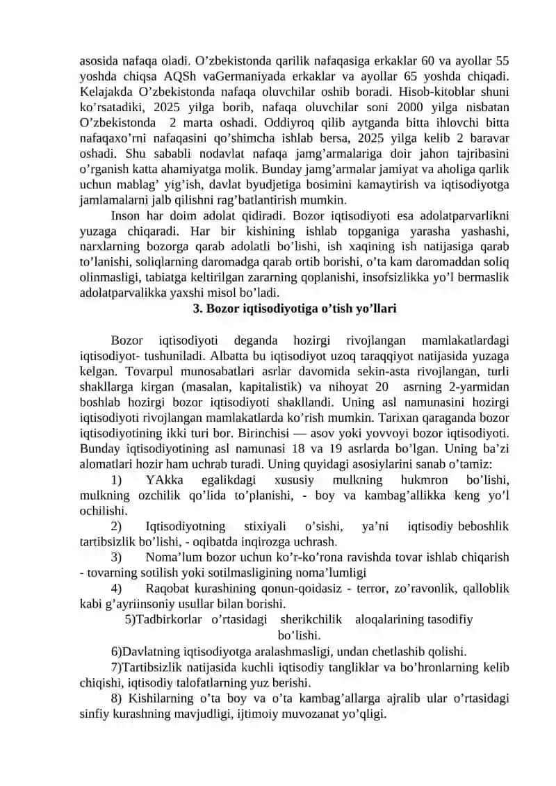 Bozor iqtisodiyotining mazmuni va amal qilishi 4