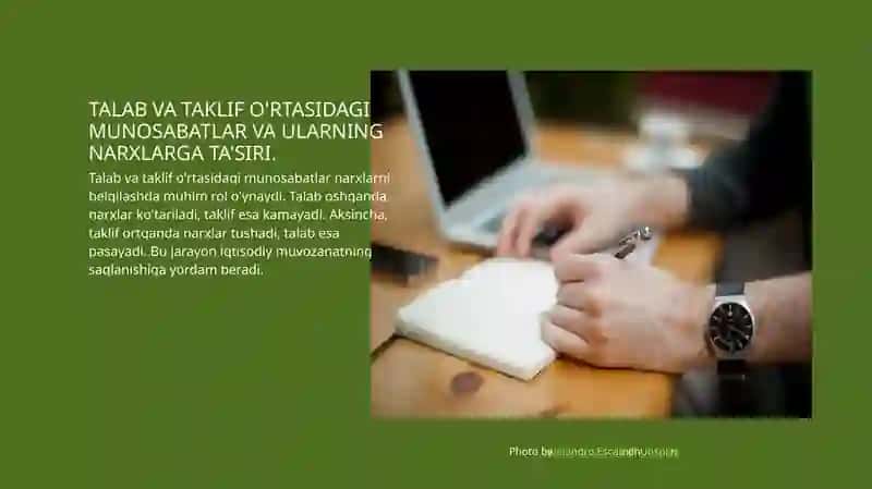 Talab va taklif qonuni: asosiy tushunchalar va iqtisodiy ahmiyat 4