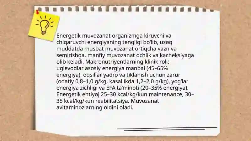 Tibbiyotda ovqatlanish nazariyasi 4