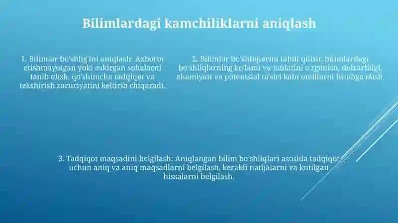 Muammoni Aniqlash Va Tadqiqot Maqsadlarini Belgilash 4