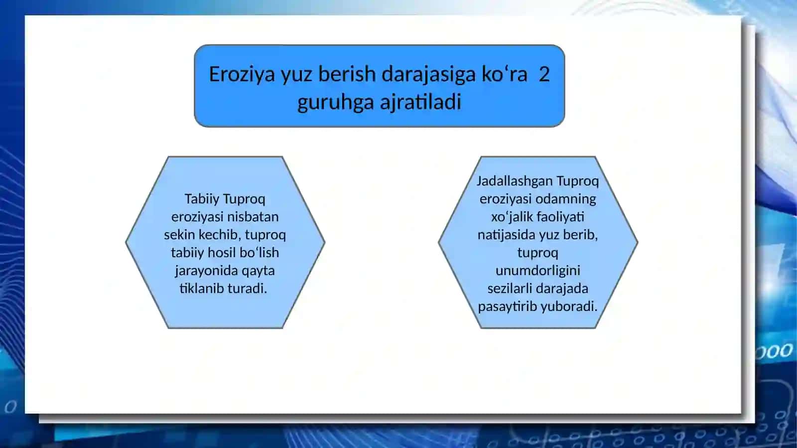 TUPROQ EROZIYASI VA DEGRADATSIYASI, ULARGA QARSHI KURASH CHORALARI. TUPROQ MUHOFAZASI 4