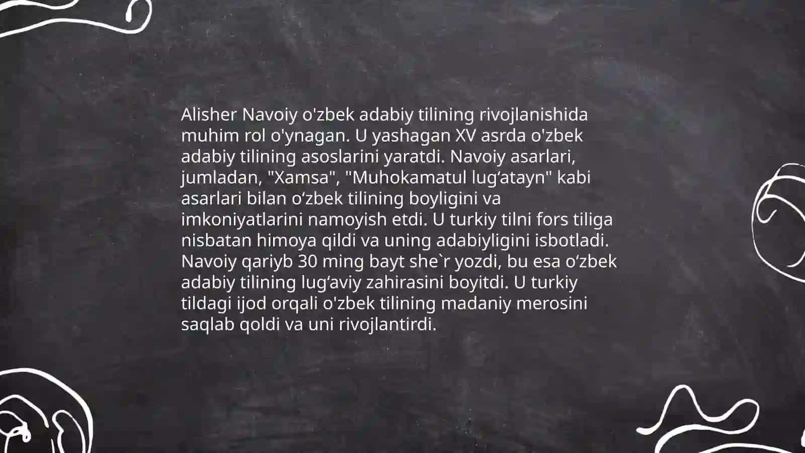 Alisher Navoiyning til va nutq haqidagi qarashlari 4