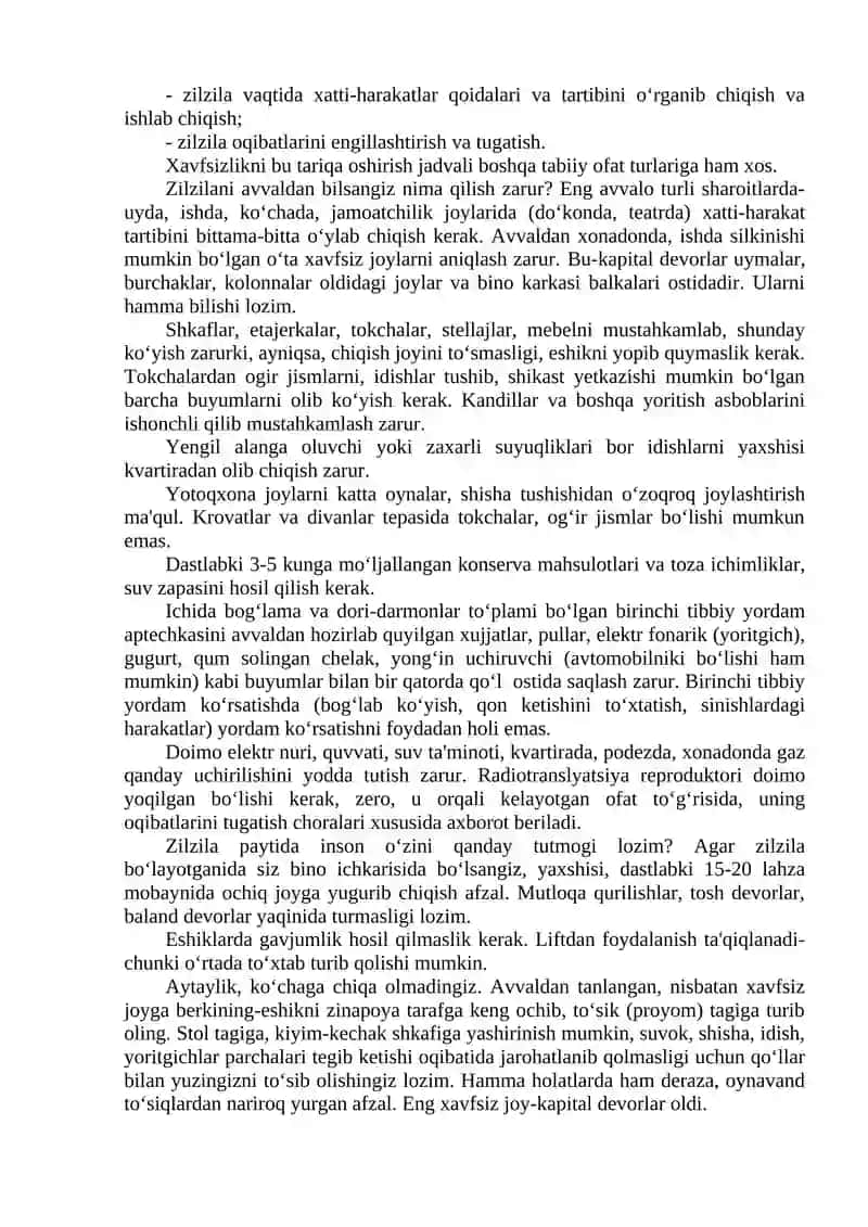 Yer silkinishi va uning oqibatlari 4