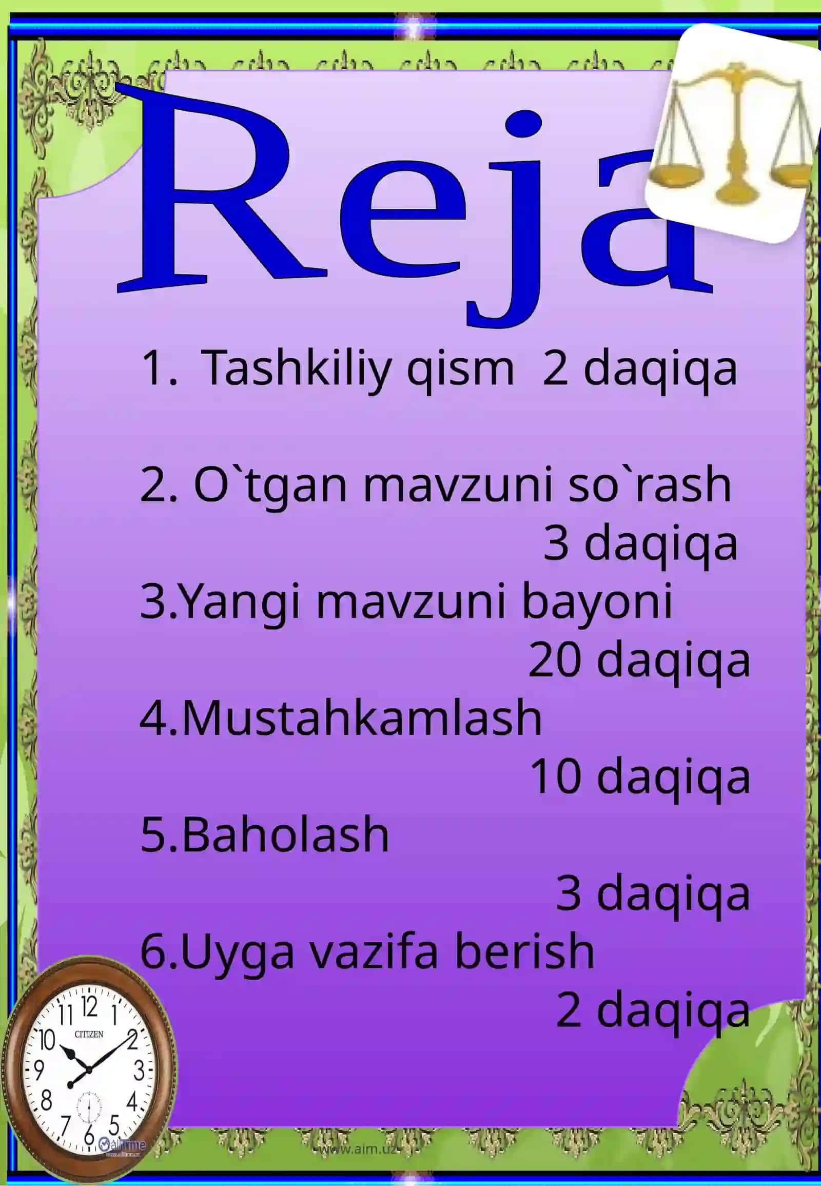 6-sinf Adabiyot fanidan Avaz O'tar hayoti va ijodi dars ishlanma 4