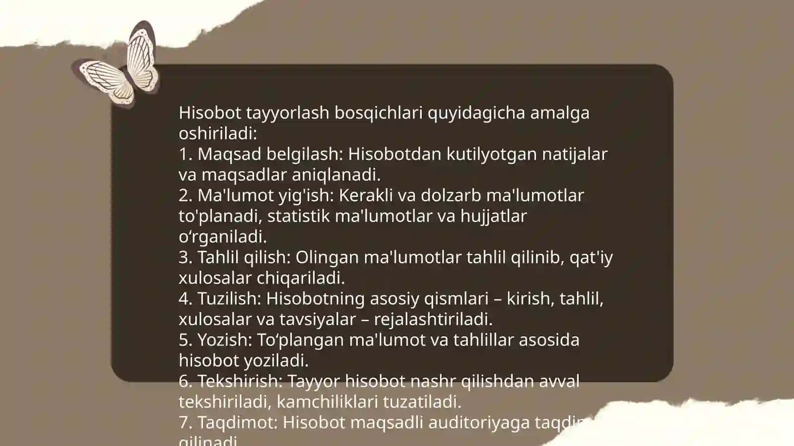 Hisobot 4