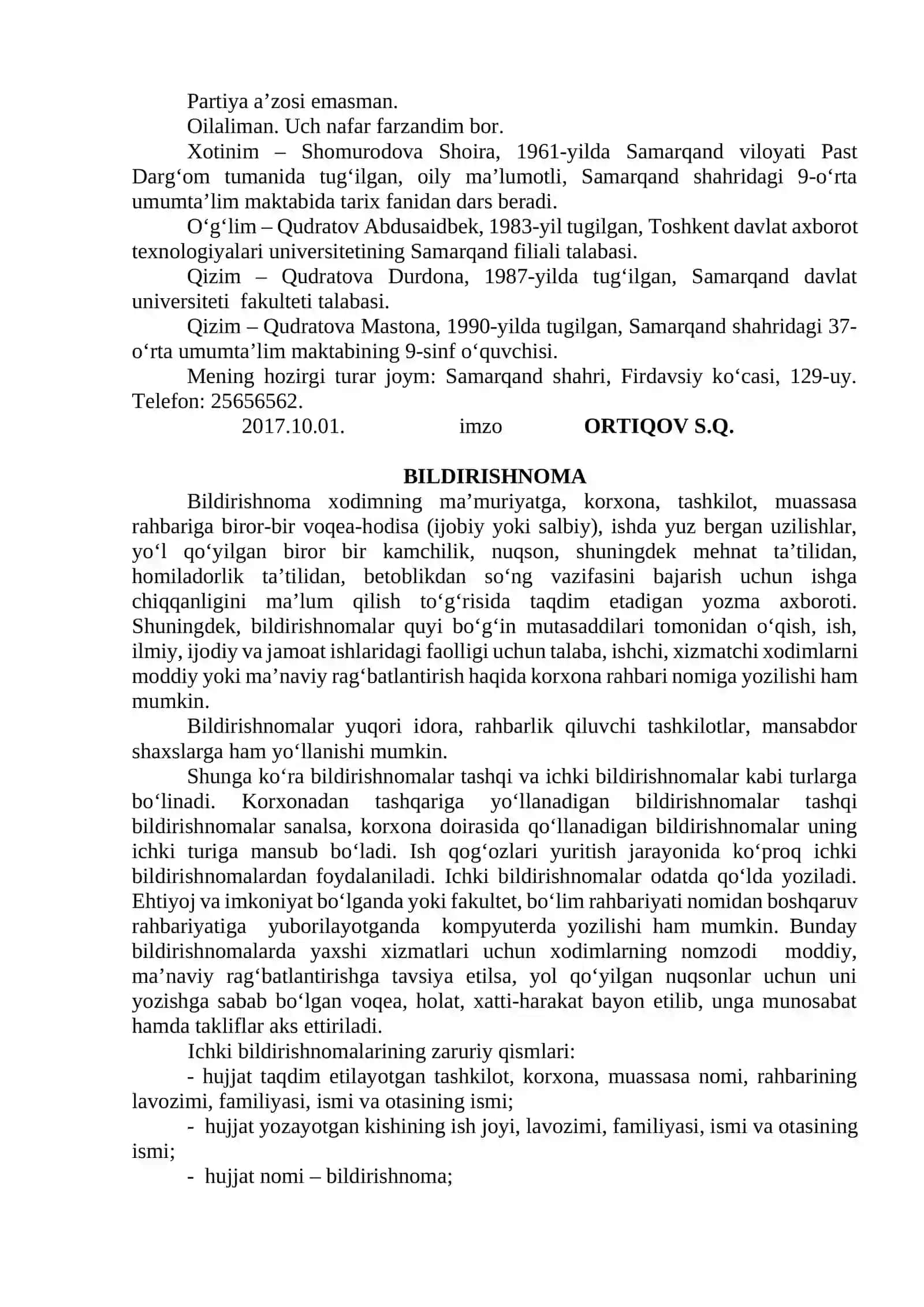 TARJIMAYI HOL MATNI USTIDA ISHLASH, SHAKLLANTIRISH VA TAHLIL QILISH 4