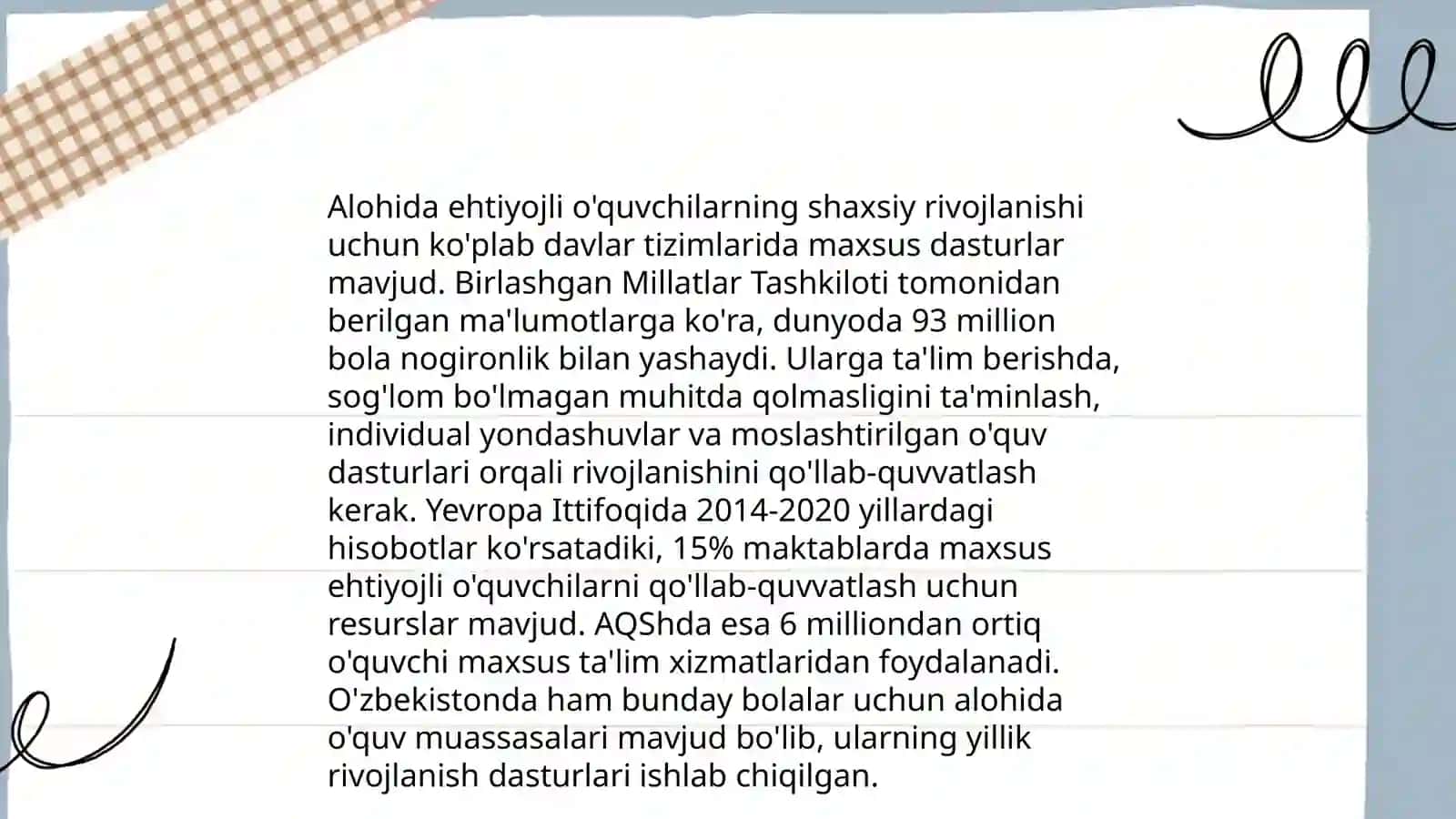 Alohida ehtiyojli o'quvchilarning shaxsiy rivojlanishi 4