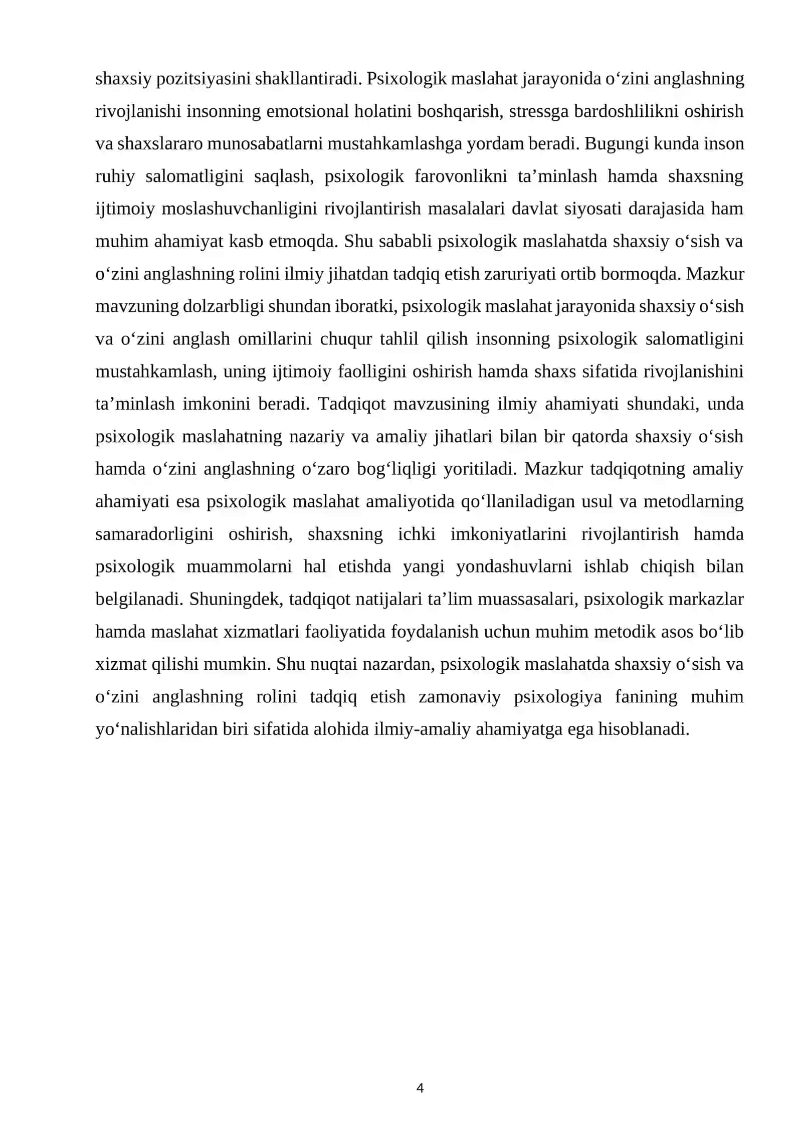 Psixologik maslahatda shaxsiy oʻsish va oʻzini anglashning roli 4