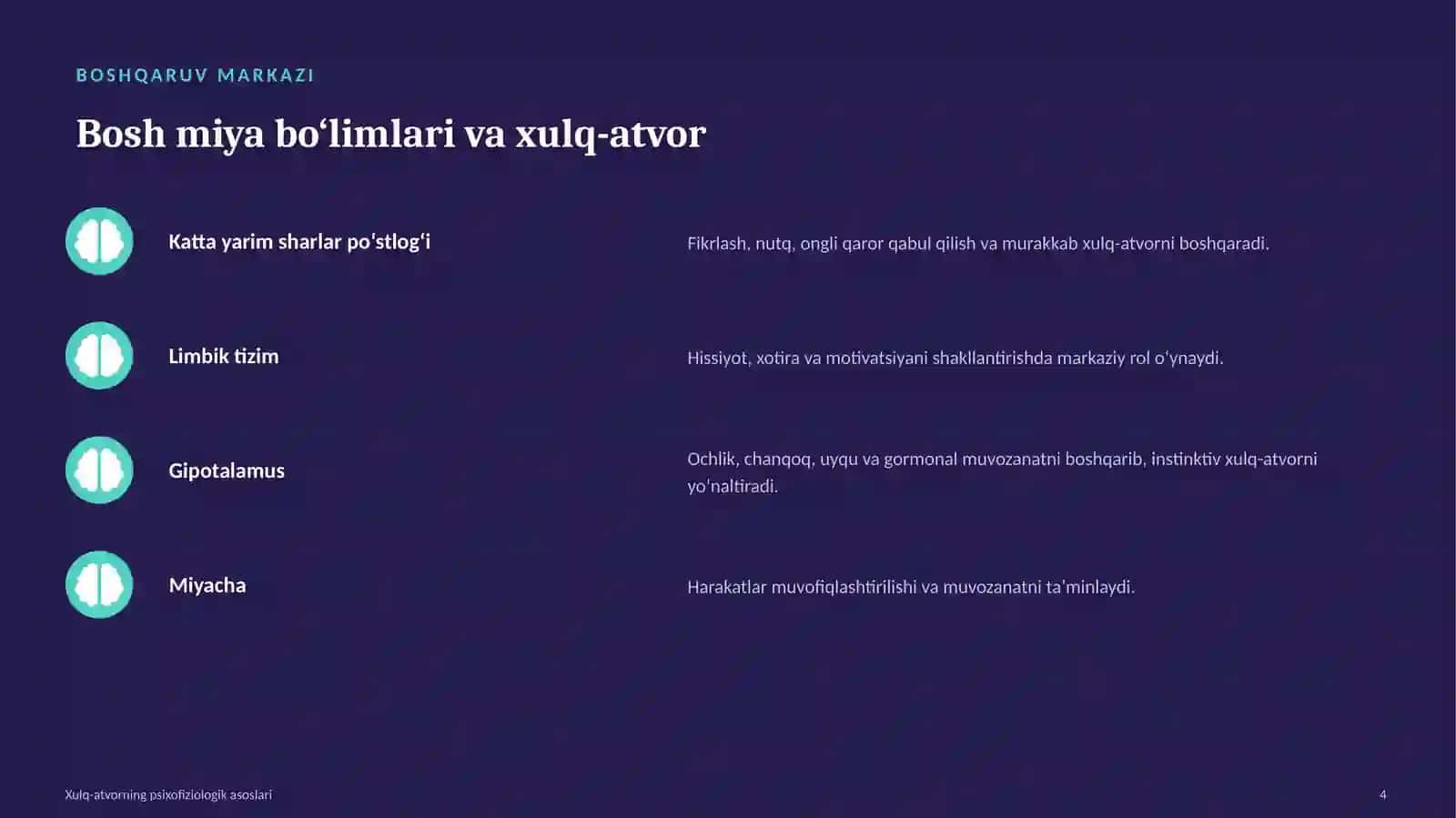 Xulq-atvorning psixofiziologik asoslari 4