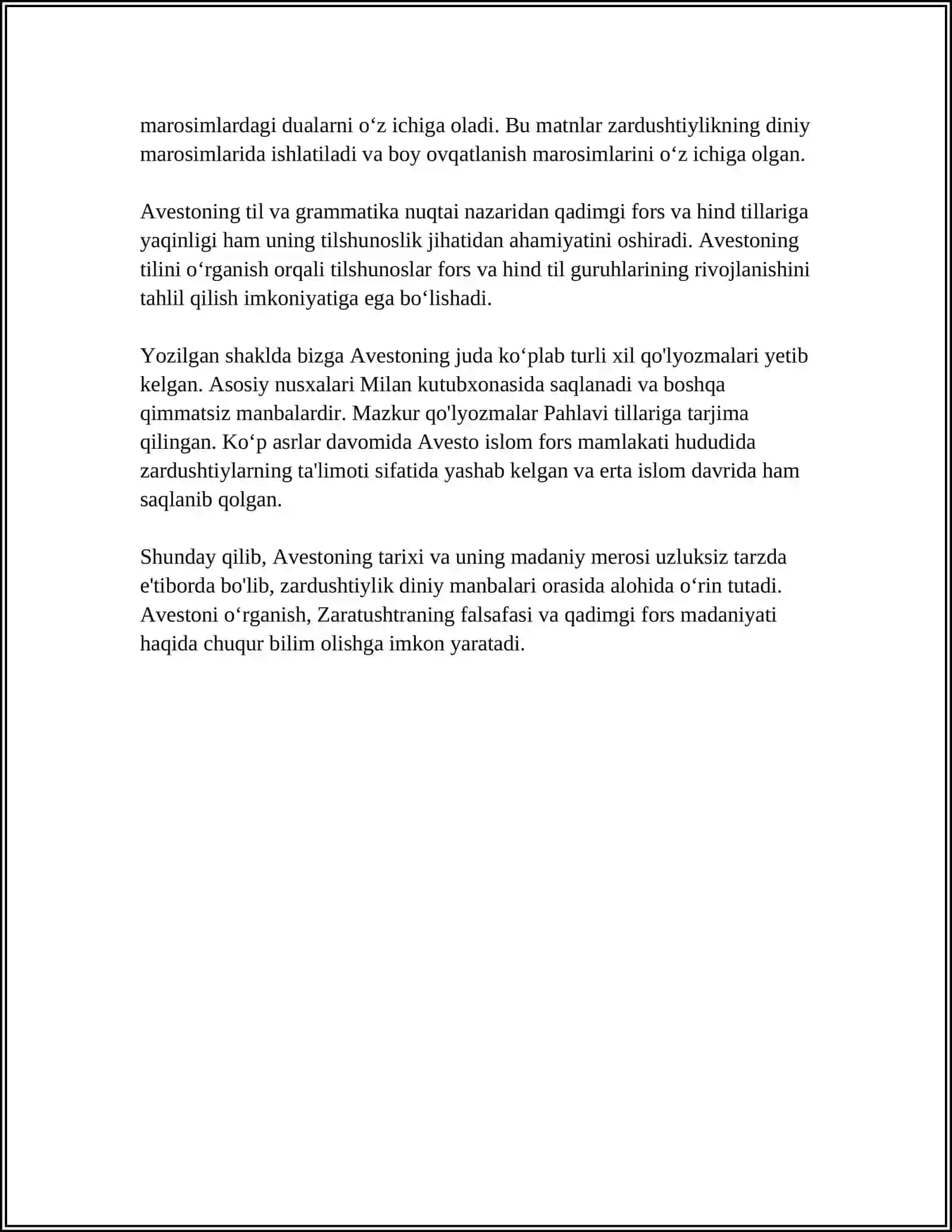 AVESTONING MAZMUNI VA MOHIYATI 4