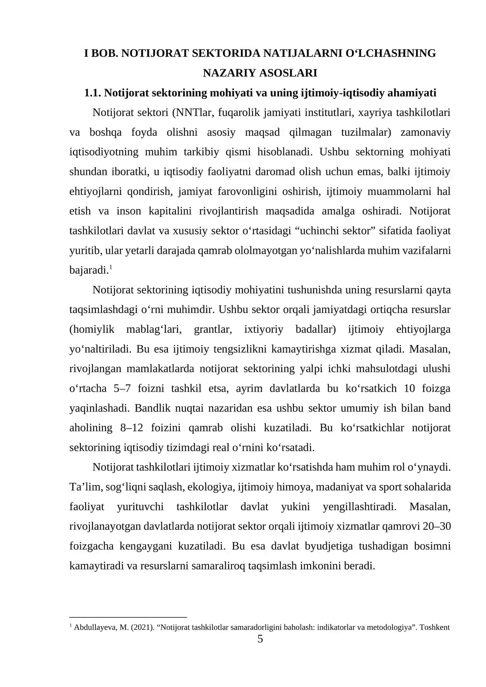 Notijorat sektoridagi natijalarni o‘lchash va tahlil qilish 4