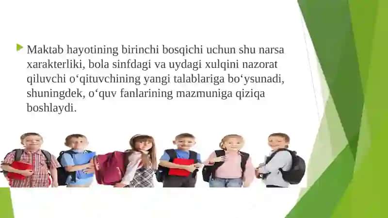 Kichik maktab yoshi davrining psixologik xususiyatlari 4