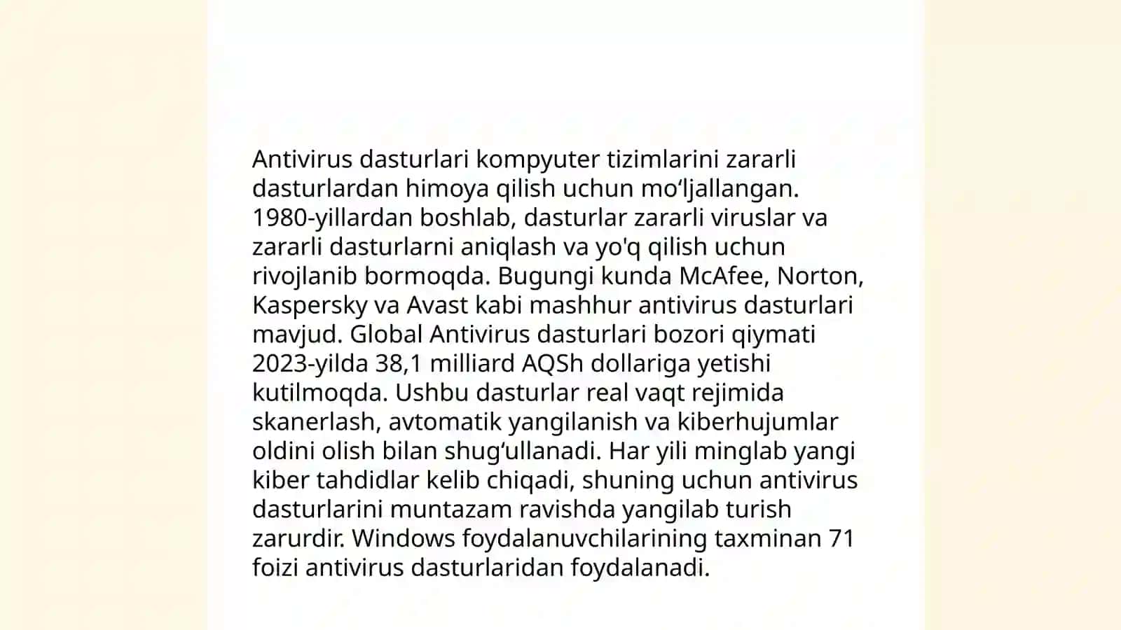 Axborot himoyalashning texnik va dasturiy vositalari 4