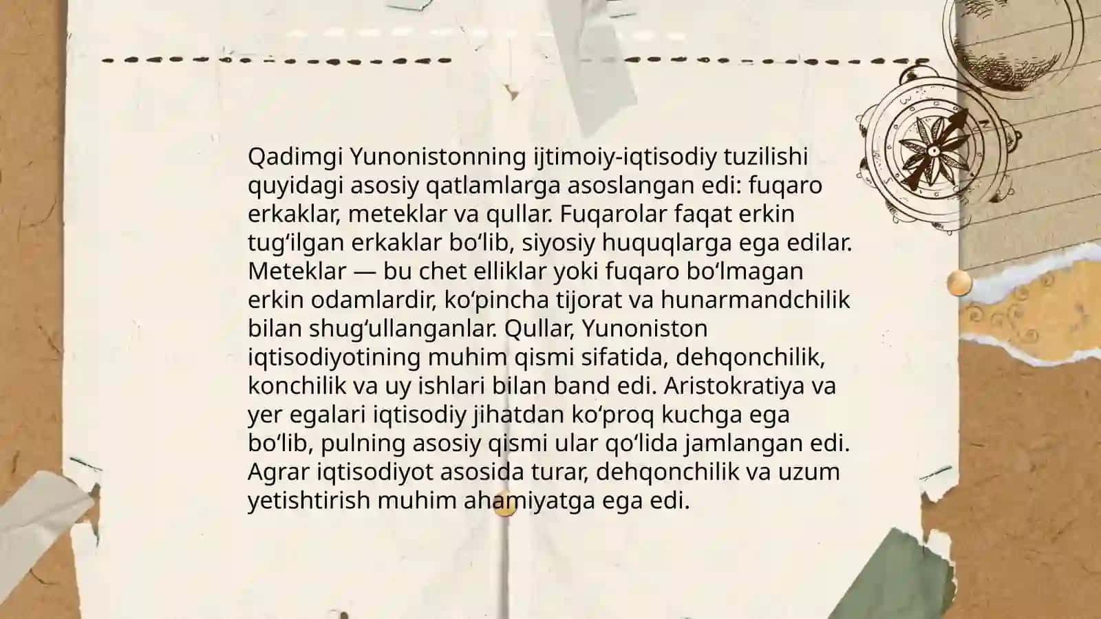 Antik davri ijtimoiy-iqtisodiy munosabatlari 4