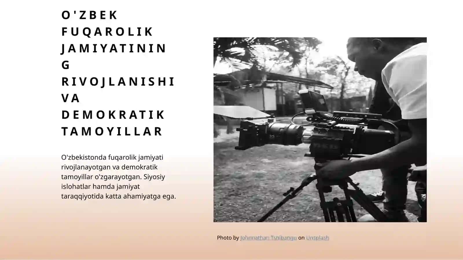 O'zbekistonda demokratik, fuqarolik jamiyati asoslarining shakillanishi, amalga oshirilgan siyosiy islohatlar 4