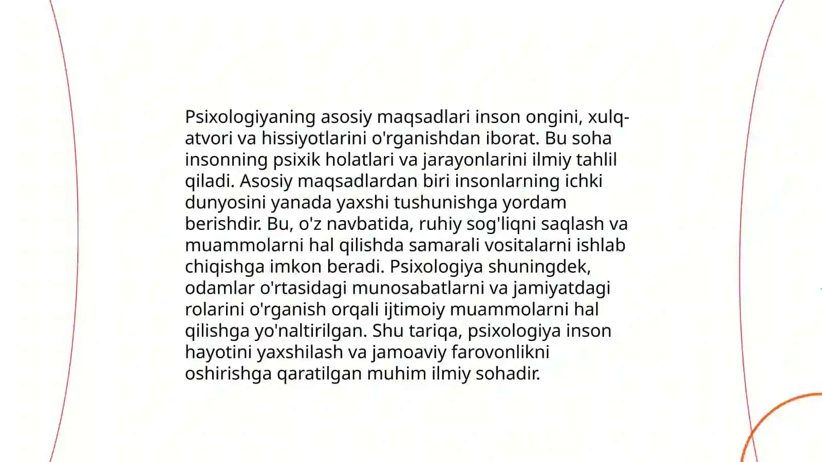 Psixologiya fanining maqsad va vazifalari 4