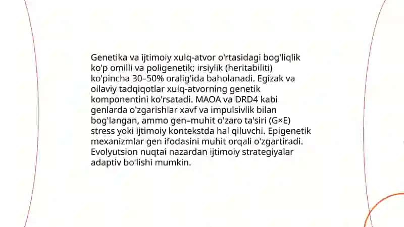 Odambing biologig va ijtimoiy omil ekanligi 4
