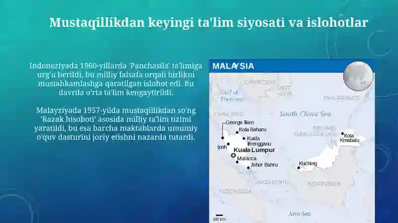 Malayziya va Indaneziyada Mustaqillik Yillarida Ta'lim Taraqqiyoti 4