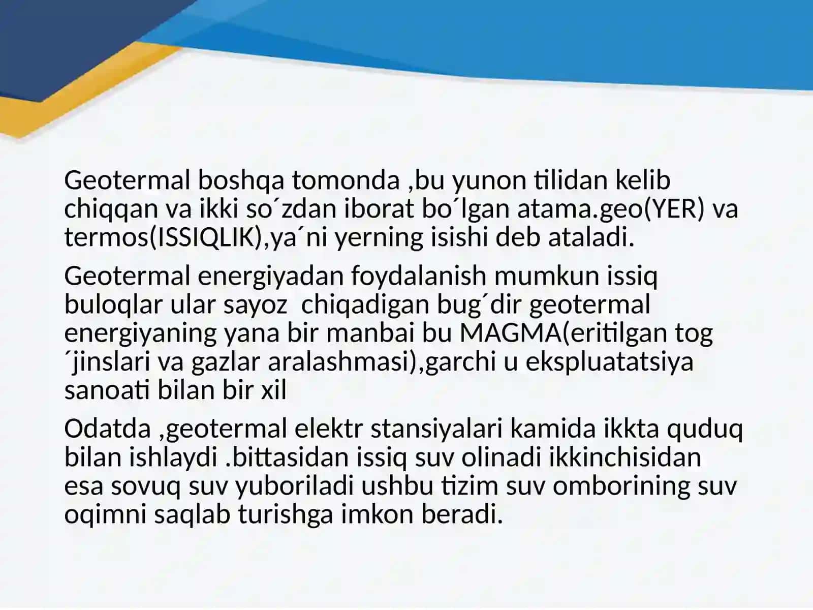 ENERERGIYA TEJAMKORLIGI VA ENERGIYA AUDIT YO’NALISH TALABASIMAVLONOVAVAZXONNINGYO´NALISHGA KIRISH FANIDAMUSTAQILTA’LIMISHI 4
