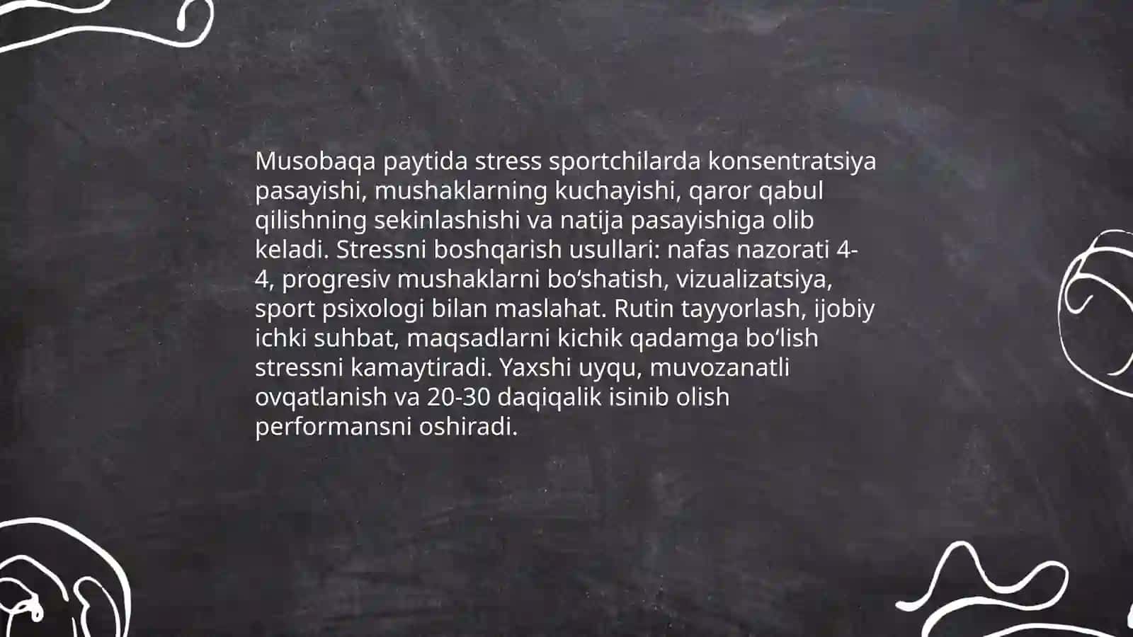 Sport musobaqasi psixologiyasi 4