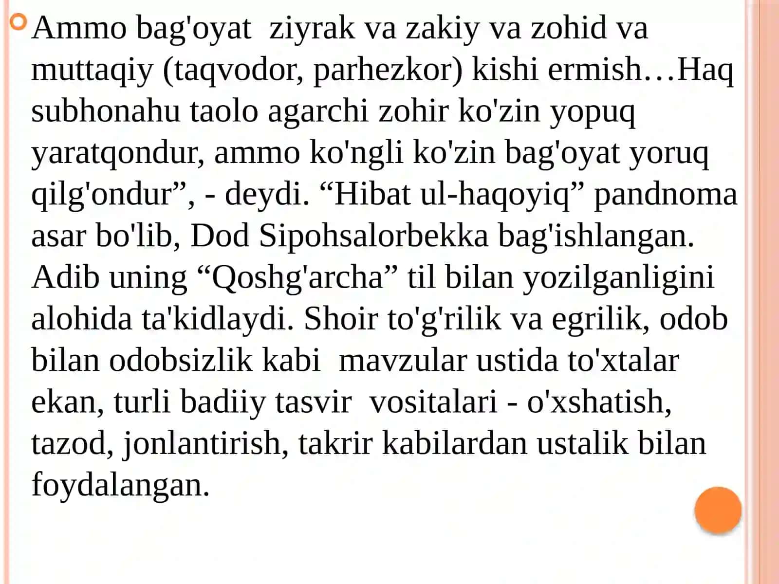 AhmadYugnakiy hayoti vaijodining manbalari 4