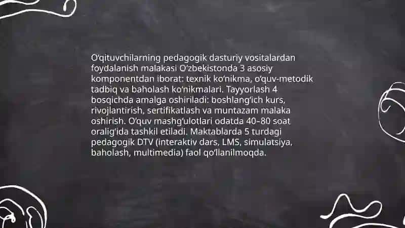 O'zbekistonda ta'lim jarayonida pedagogik dasturiy vositalardan foydalanish tajribasi 4
