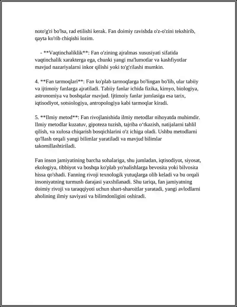 REFERAT: AKADEMIK KO'NIKMALAR VA KASBIY KOMPETENTLIK.FANNING MAQSAD VA VAZIFALARI 4